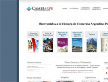 Tablet Screenshot of cambiarpe.com